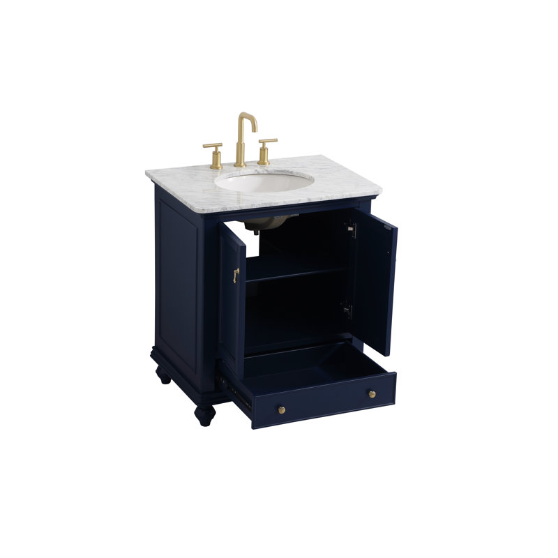 Three Posts™ Launceston 30'' Free Standing Single Bathroom Vanity with